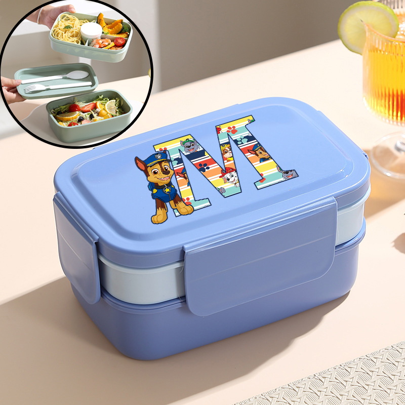 Food Storage Lunch Box - Paw Patrol Double Layered Large Capacity