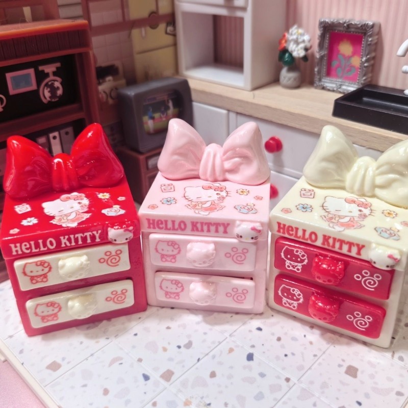 Food Storage Cabinet - Anime Sanrio Hello Kitty Miniature Mini