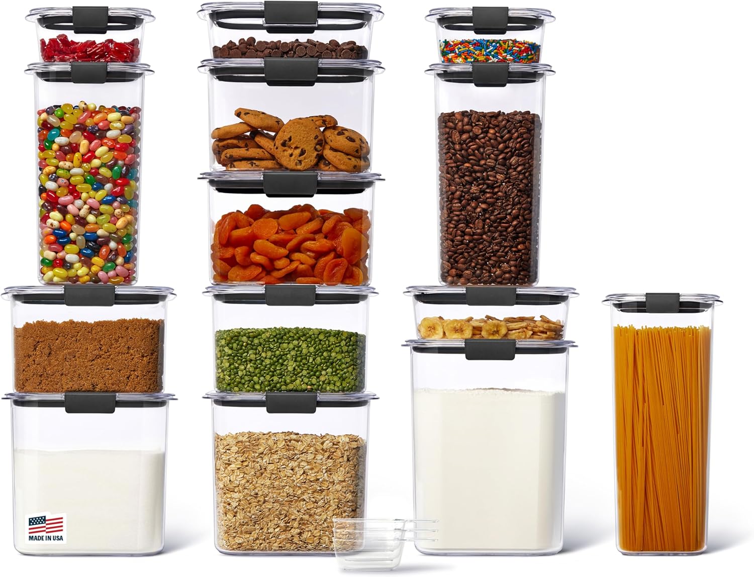 Food Storage For Pantry - Brilliance 14-Piece Food Storage Container Set