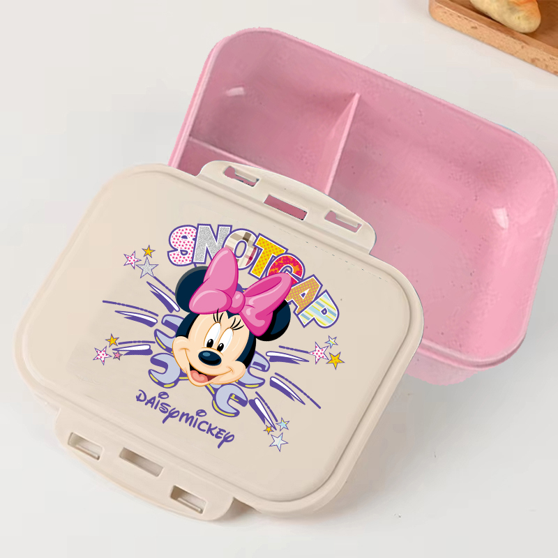 Food Storage For Room - Minnie Mouse Pink Disney Cartoon Lunch