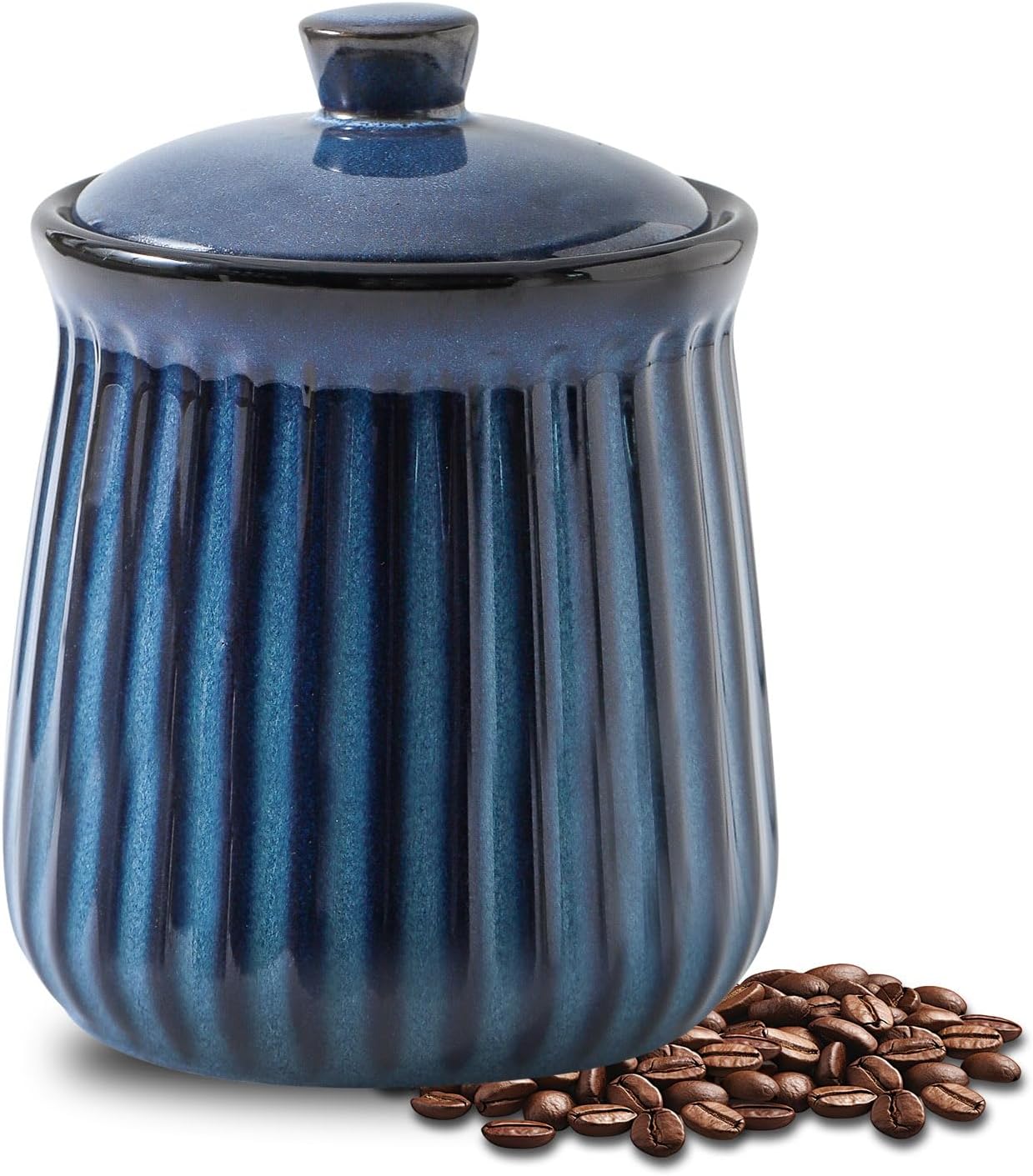Food Storage With Lids - Ceramic Storage Containers, 35 oz Coffee