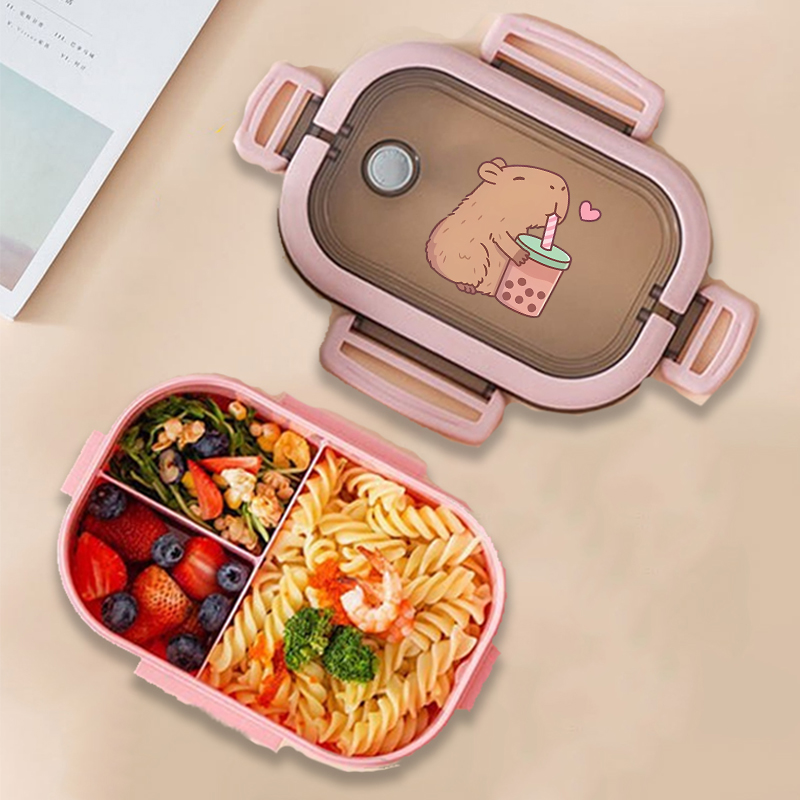 Food Storage Lunch Box - Capybara Bento Lunch Box Anime Animals