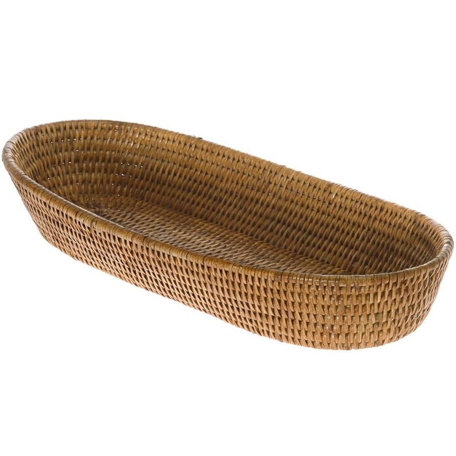 Food Storage Home - La Jolla Bread Basket Woven Rattan
