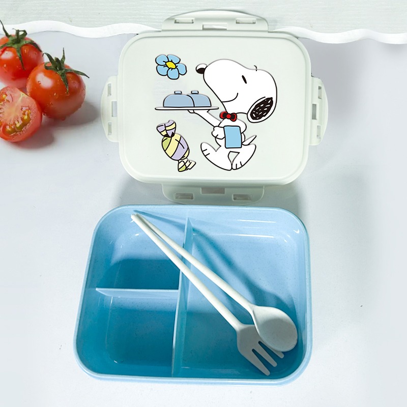 Food Storage Lunch Box - Snoopys Bento Box Cute Cartoon Lunch