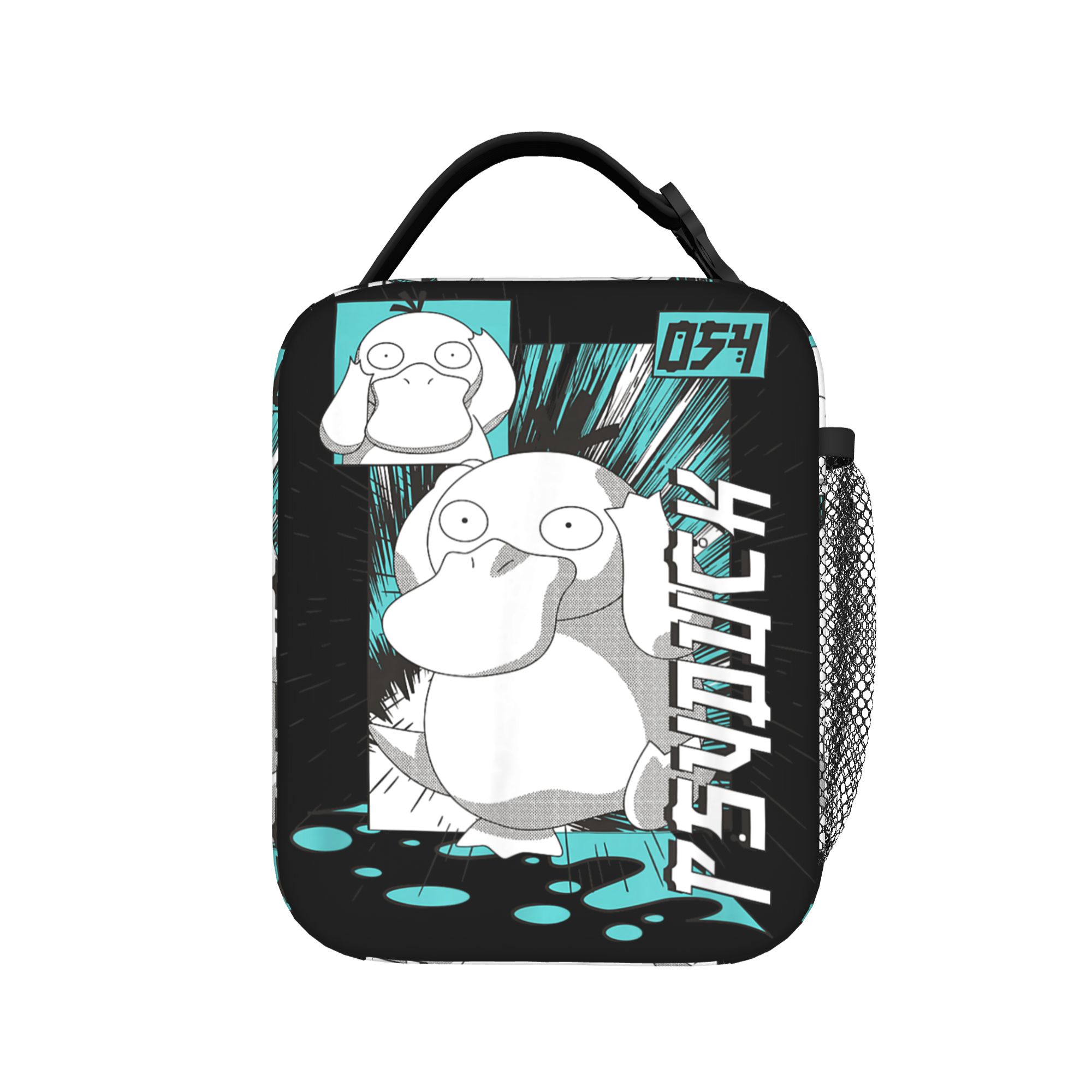 Food Storage Reusable Bags - Pokemon Psyduck Anime Insulated Lunch Bag