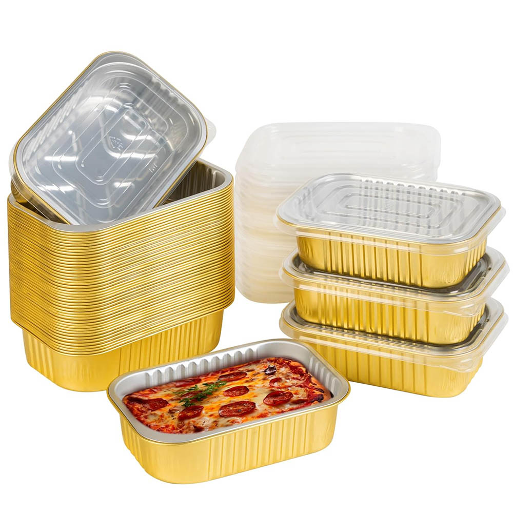 Food Storage Aluminum - Small Aluminum Pans with Lids Heavy