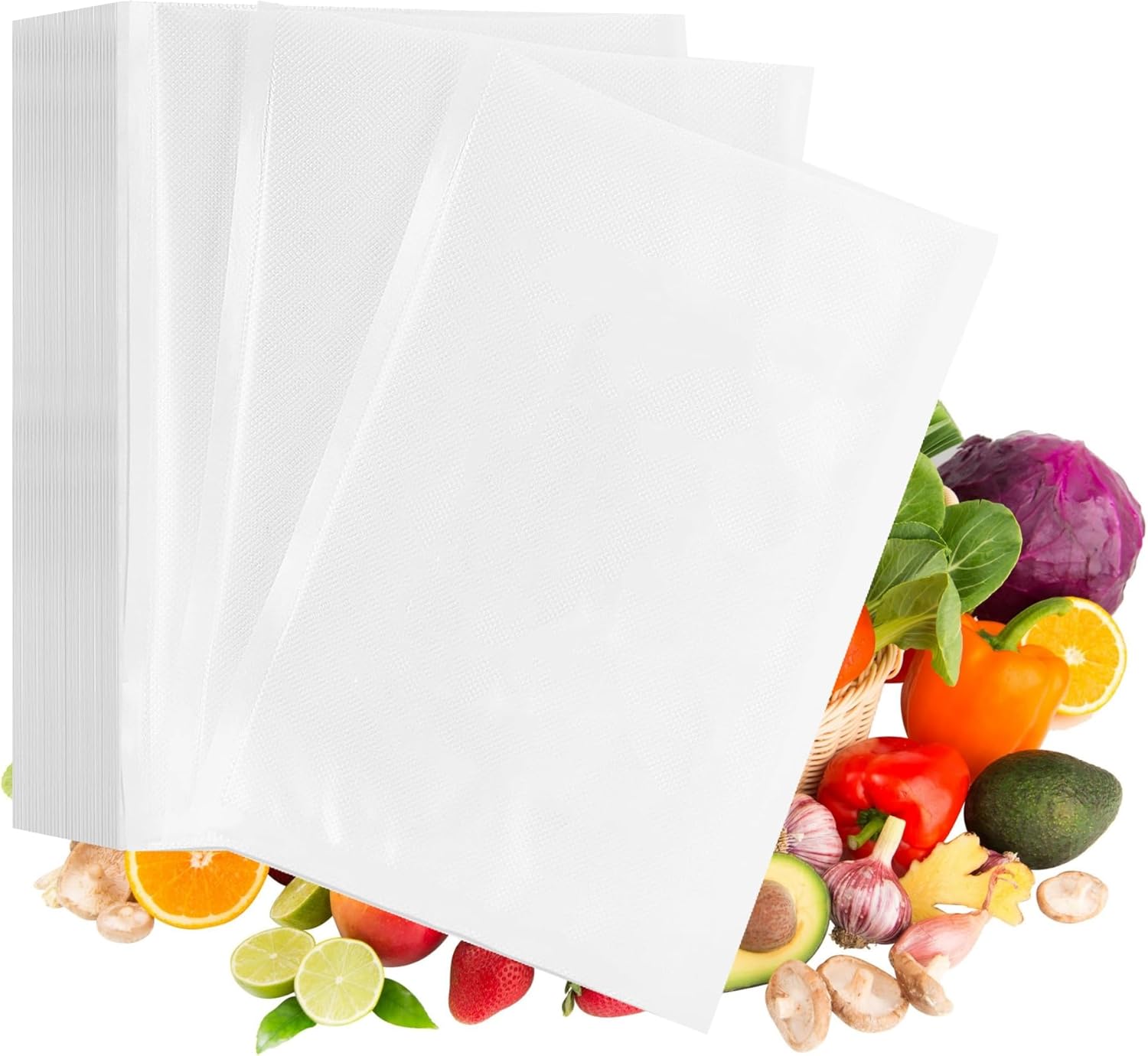 Food Storage 4 Quart - 100 Quart Vacuum Sealer Bags, 4