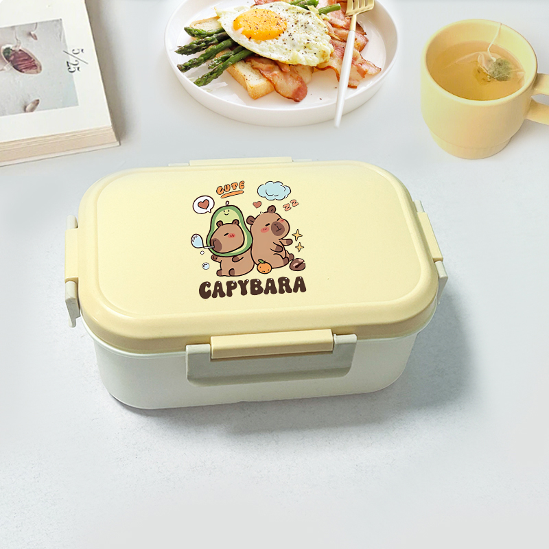 Food Storage Lunch Box - Capybara Bento Lunch Box Cartoon Figure