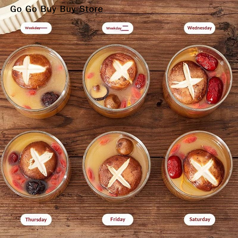 Food Storage With Lids - 【ST】1Pc 240/400ML Glass Food Storage Jar
