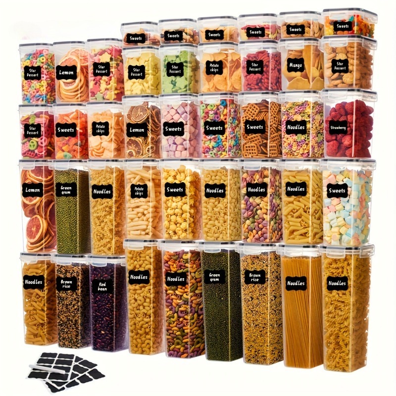Food Storage With Lids - 24 pcs Airtight Food Storage Containers