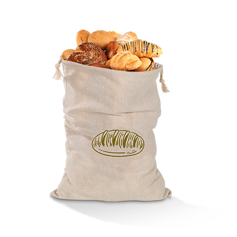 Organic Cotton Linen Bread Bag - Beeswax Food Wrap のレビューと価格
