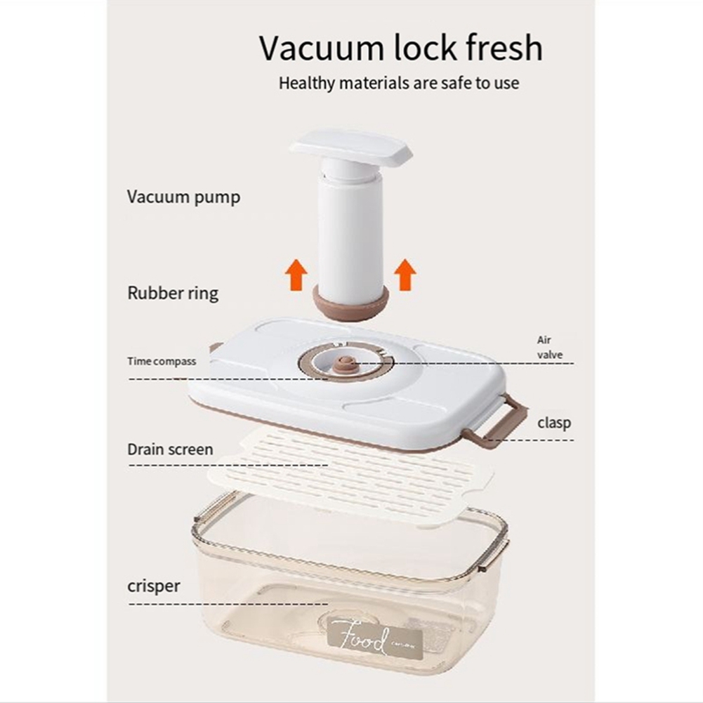 ABLG Vacuum Containers For Foo - Food Storage For Pantry のレビューと価格