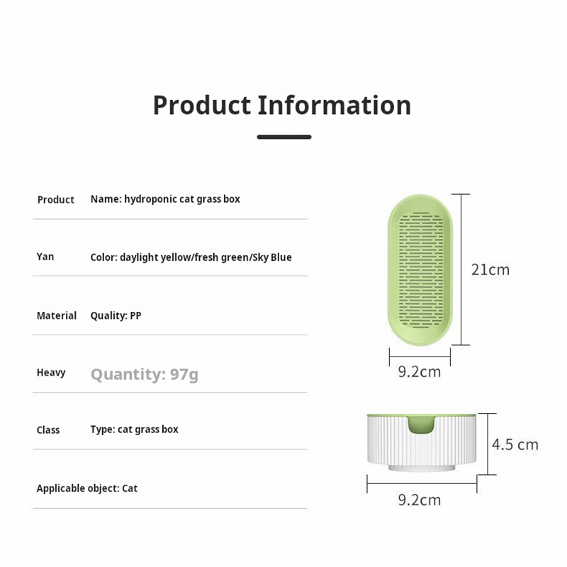 Easy Growth Hydroponic Cat Gra - Food Storage Plants のレビューと価格