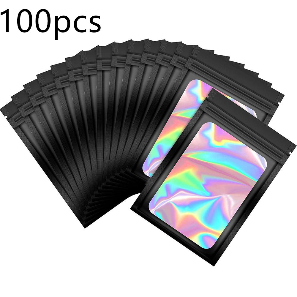 100PCS Laser Thicken Plastic A - Food Storage Aluminum のレビューと価格