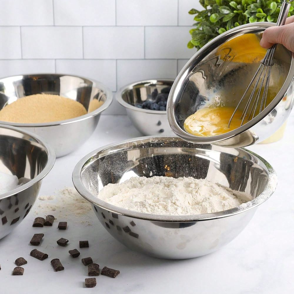 Steel Mixing Bowl 5Piece Set,  - Food Storage Home のレビューと価格