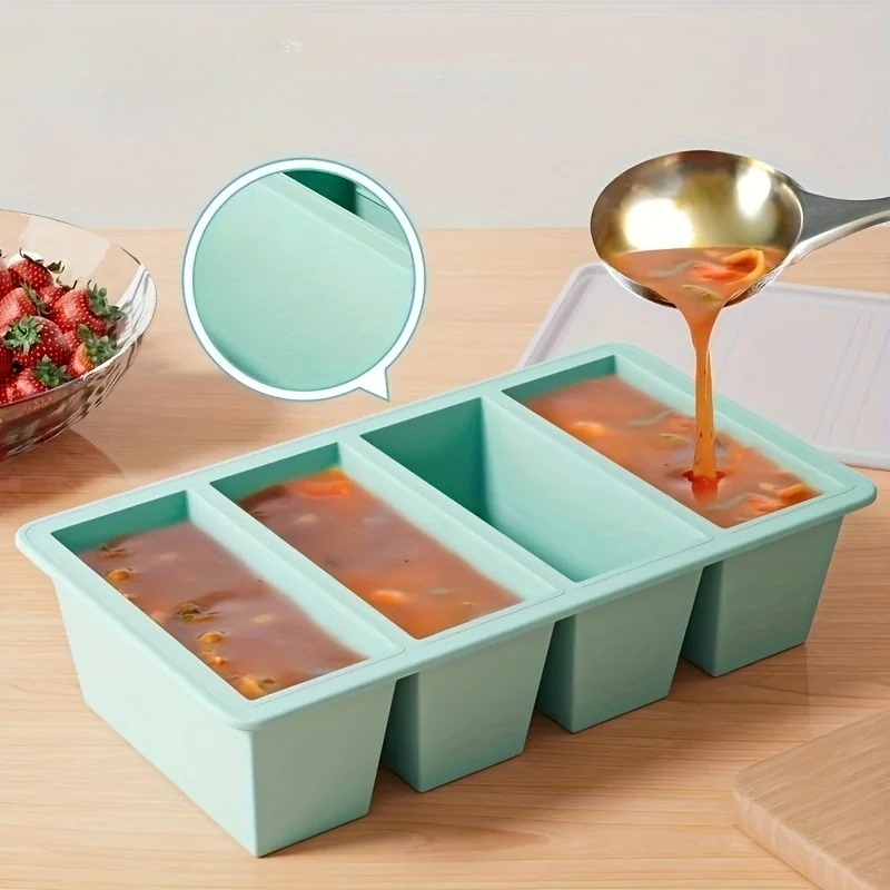 1 Covered Silicone Freezer Tra - Storage Food Prep のレビューと価格
