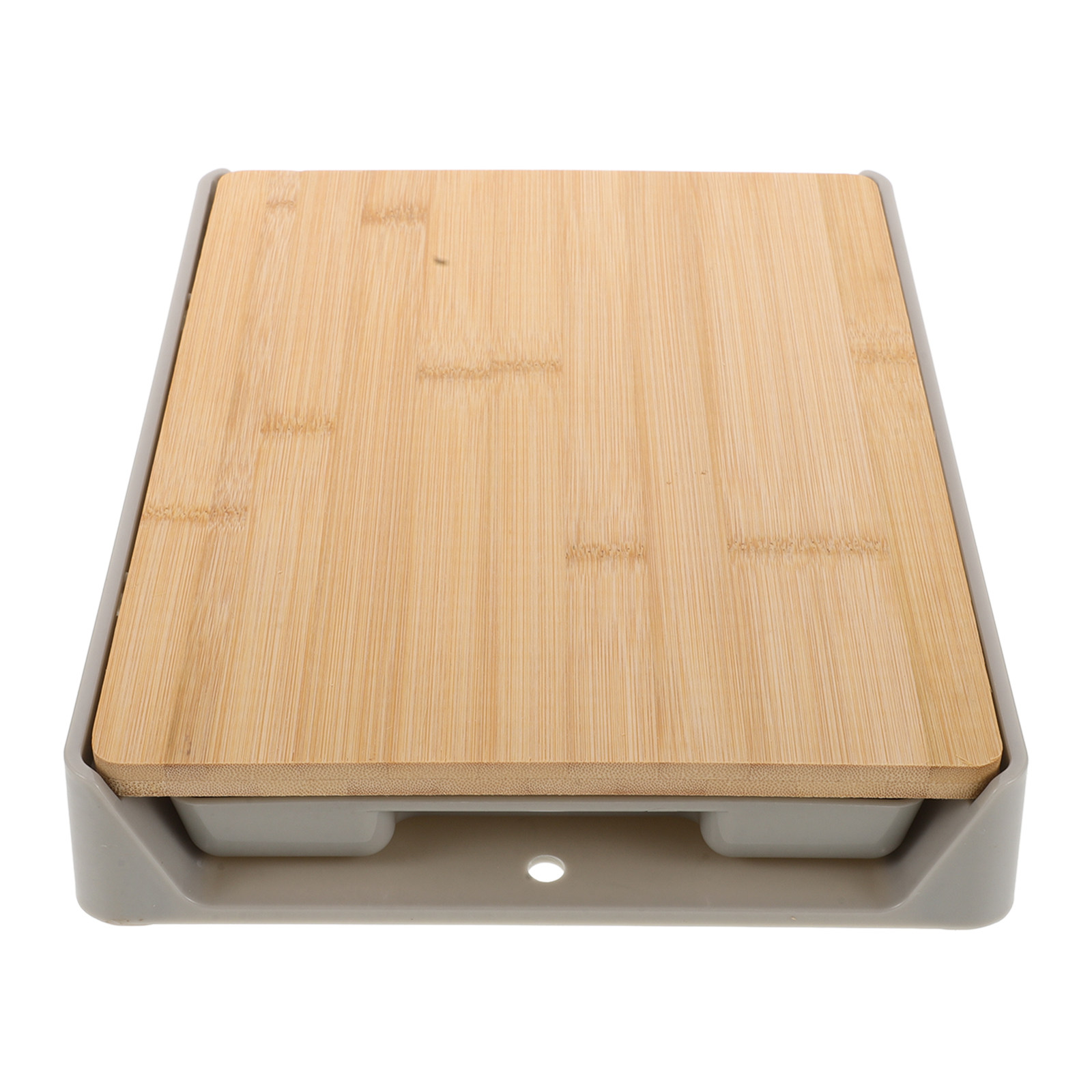 Bamboo Cutting Board with Pull - Storage Food Prep のレビューと価格