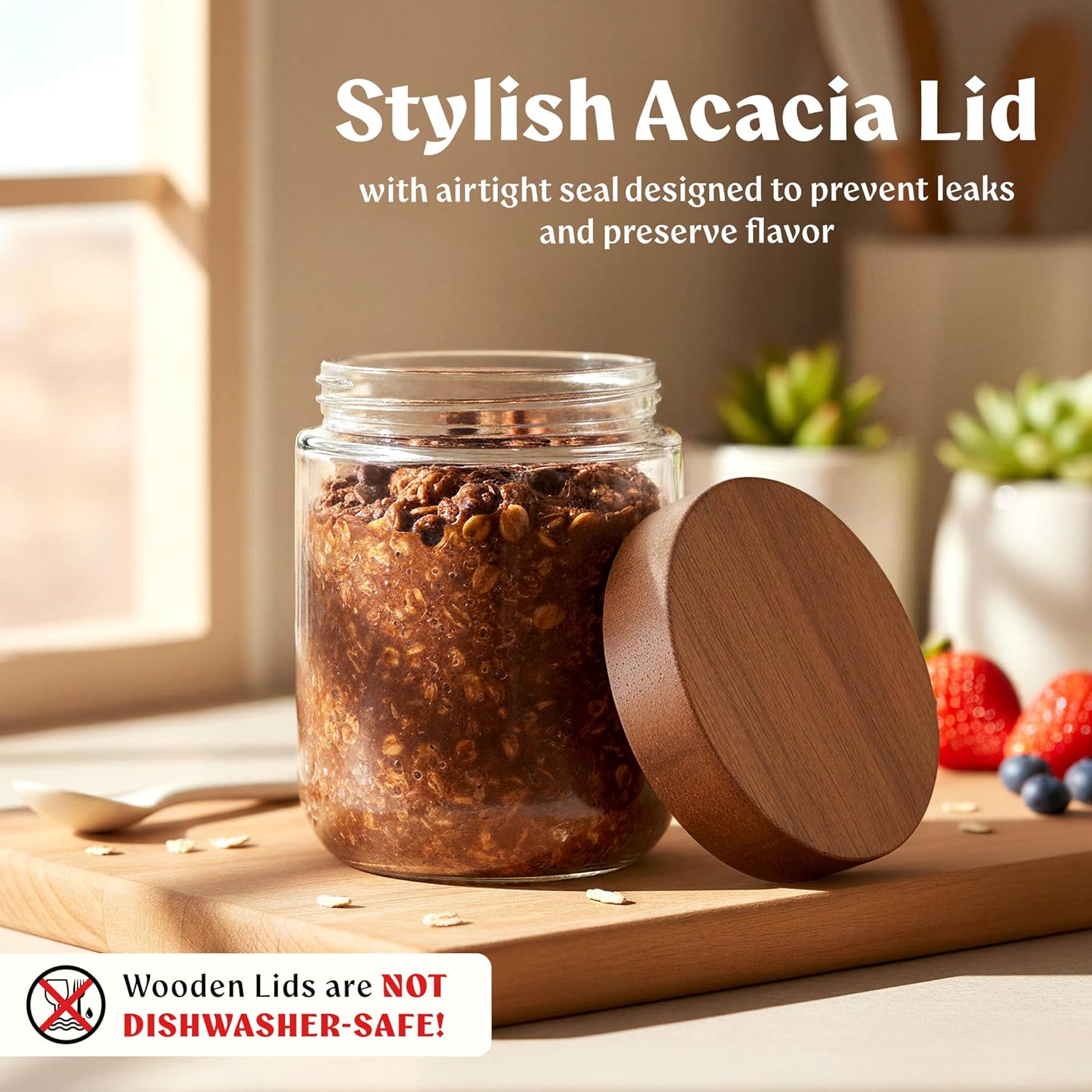 Overnight Oats Containers with - Storage Food Prep のレビューと価格