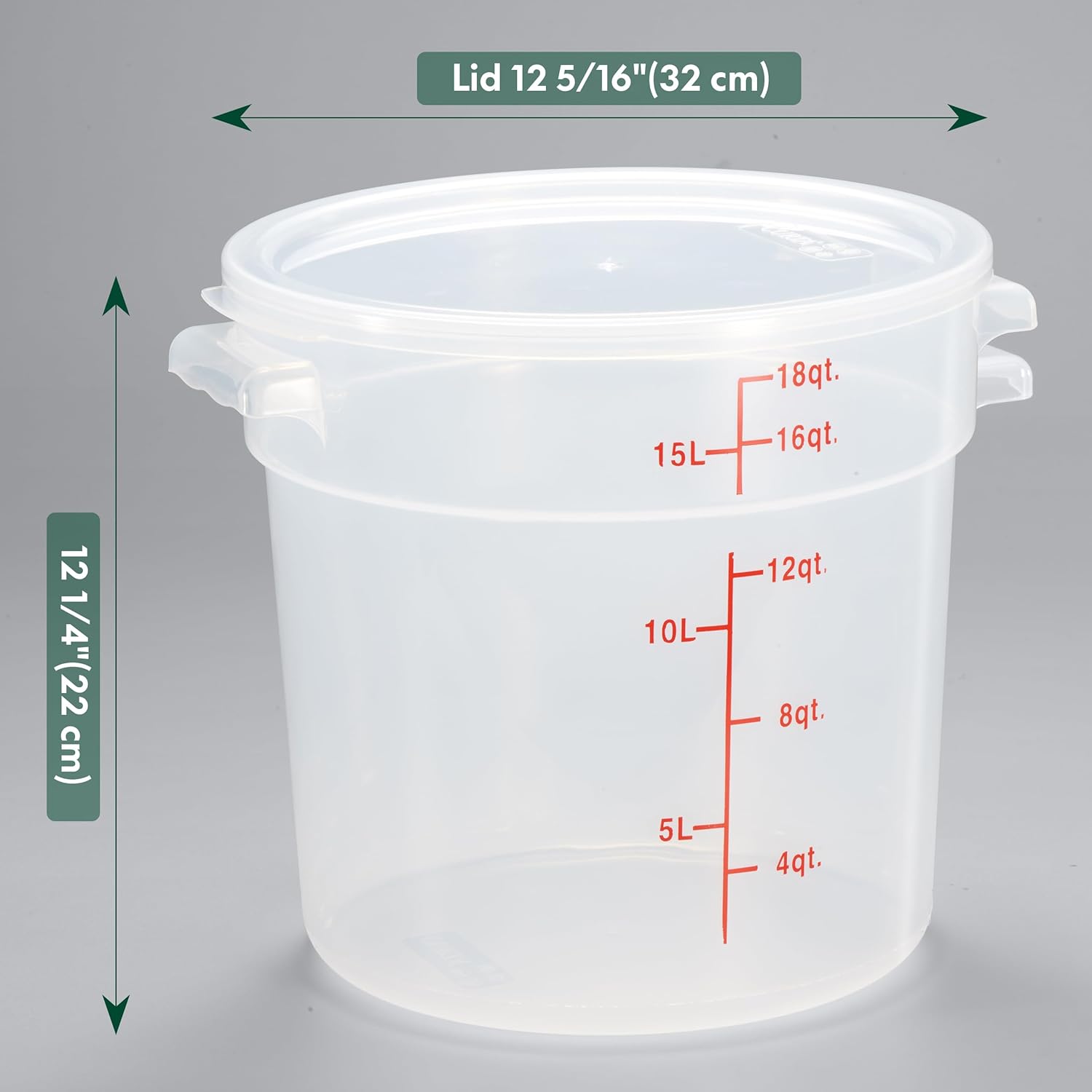 18 Quart Round Food Storage Co - Food Storage 4 Quart のレビューと価格