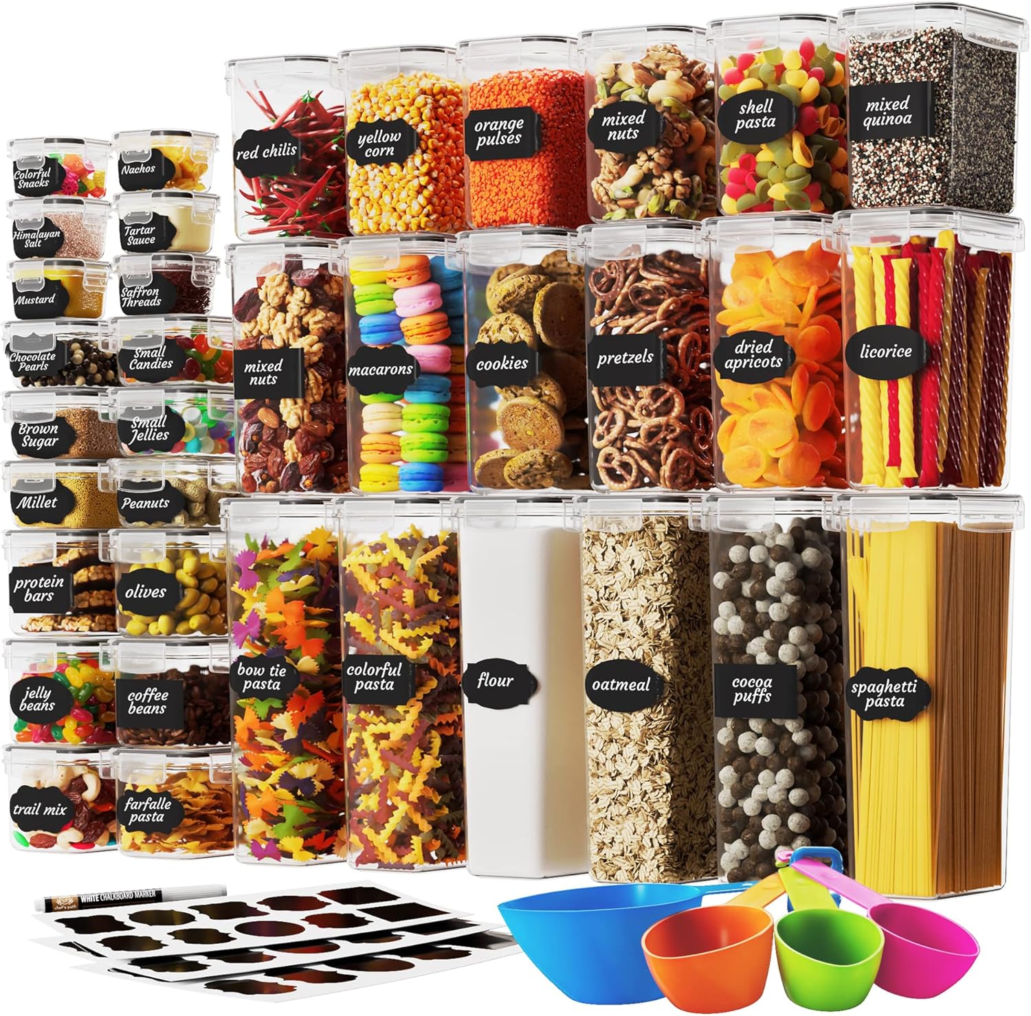 Airtight Food Storage Containe - Food Storage Variety Pack のレビューと価格