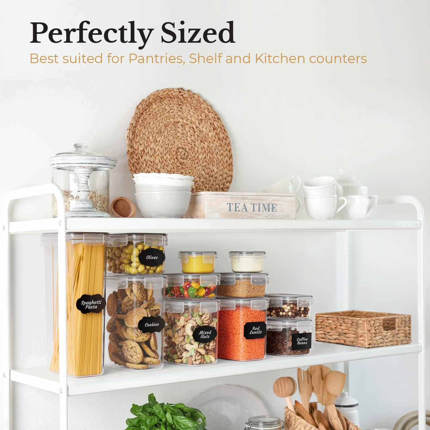 Airtight Food Storage Containe - Food Storage Variety Pack のレビューと価格