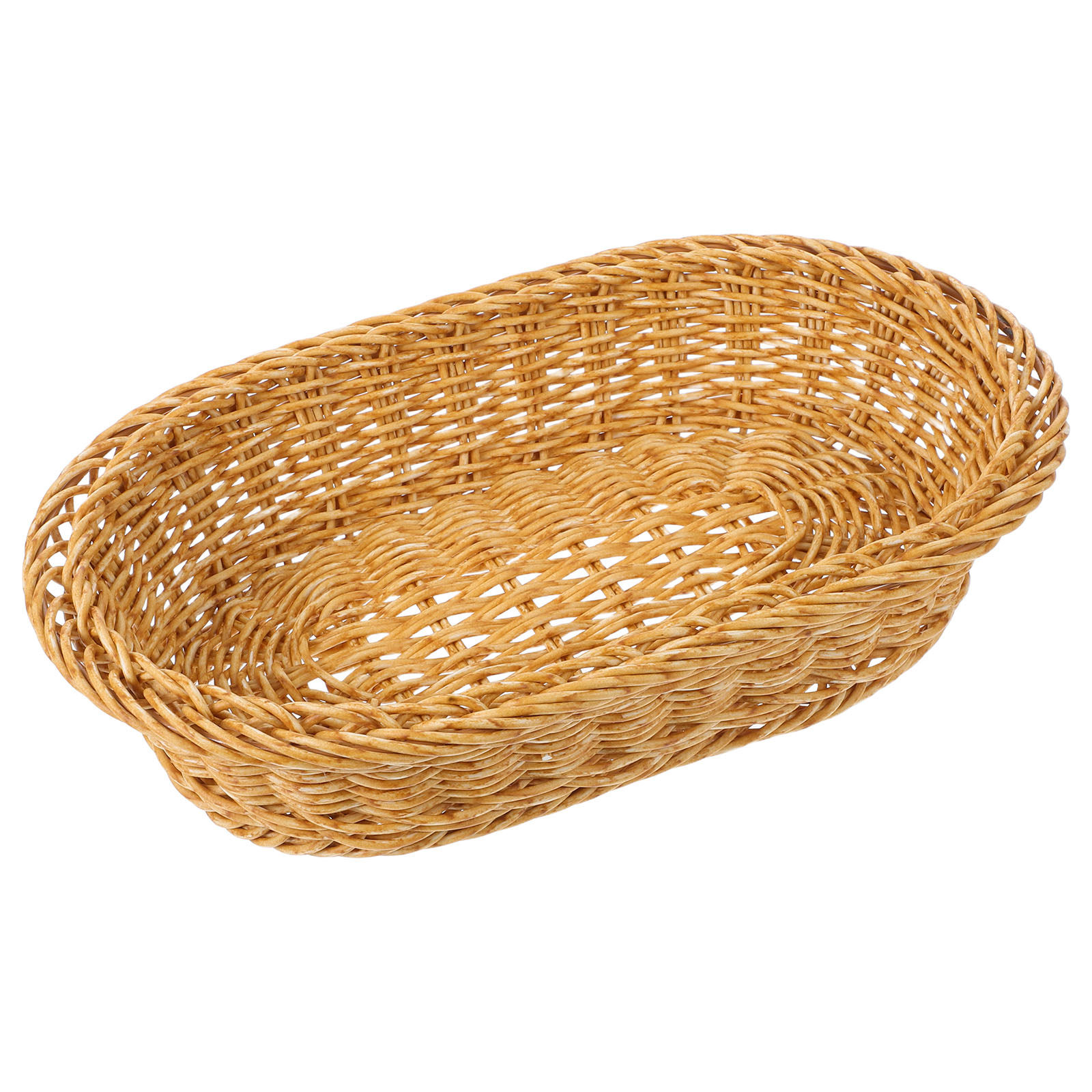 Plastic Woven Oval Bread Baske - Food Storage For Pantry のレビューと価格
