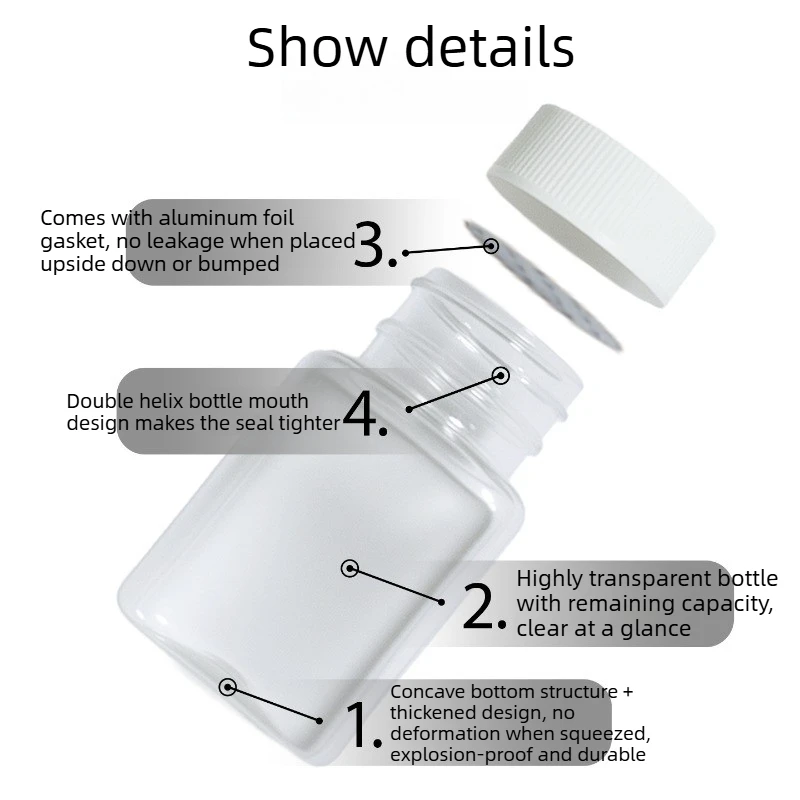 50/100/150/500ml Empty Clear S - Food Storage Drums のレビューと価格