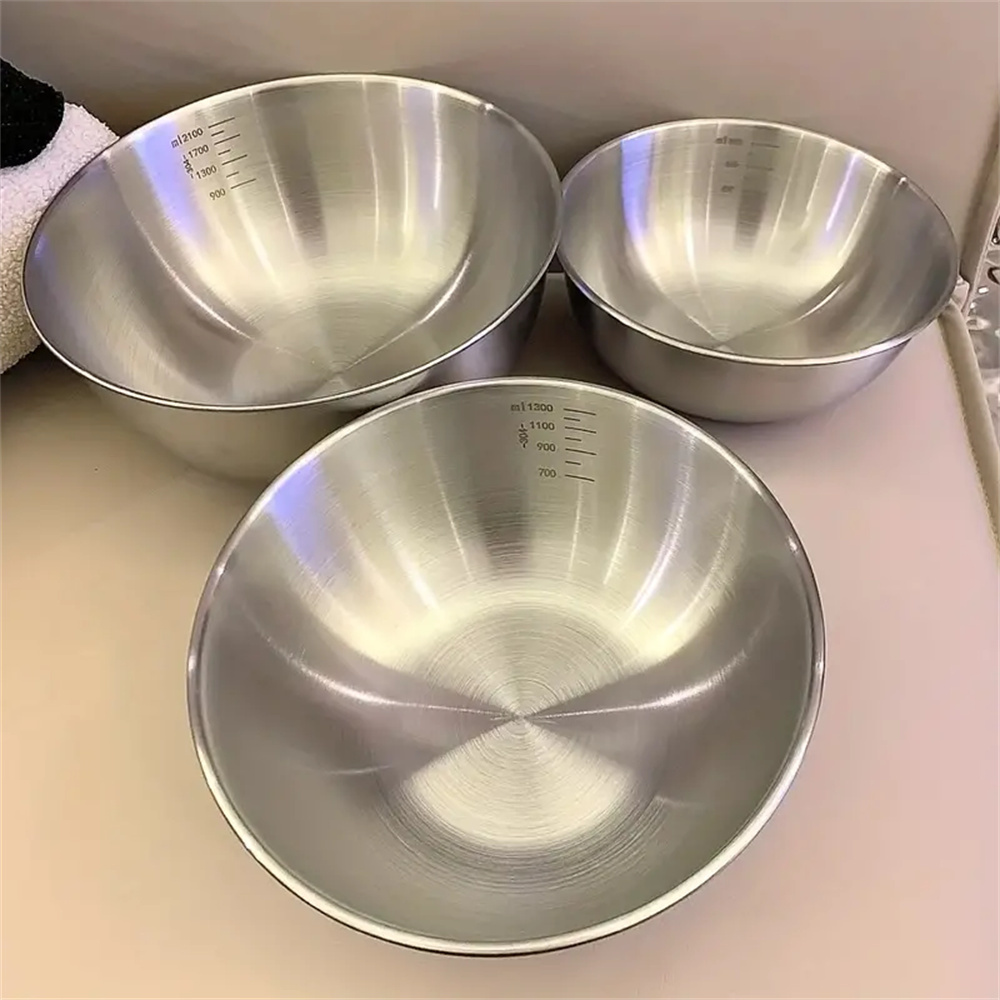 1-3 Stainless Steel Bowl Set w - Food Storage Home のレビューと価格