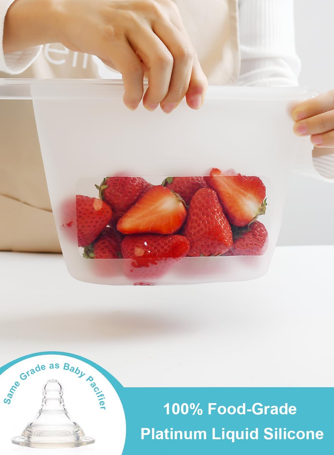 Reusable Silicone Food Storage - Food Storage Reusable Bags のレビューと価格