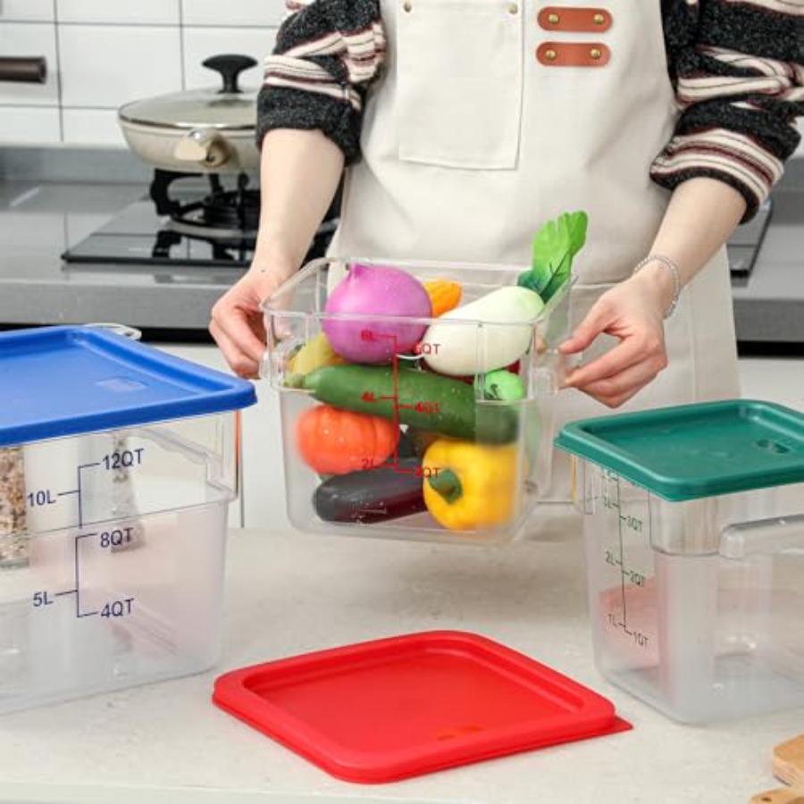 8 Set Square Food Storage Cont - Food Storage 4 Quart のレビューと価格