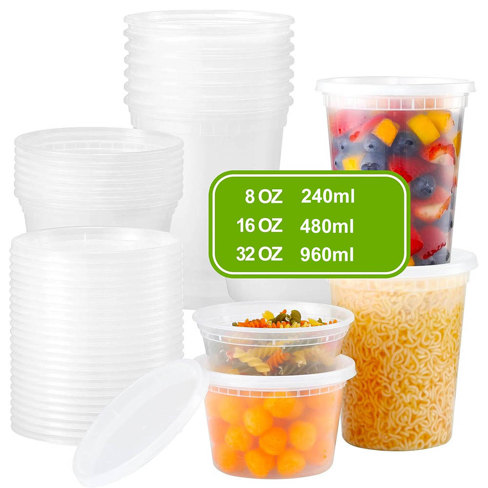 Plastic Deli Food Containers W - Food Storage Variety Pack のレビューと価格