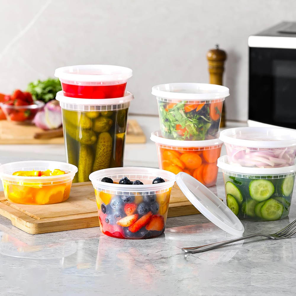 Plastic Deli Food Containers W - Food Storage Variety Pack のレビューと価格