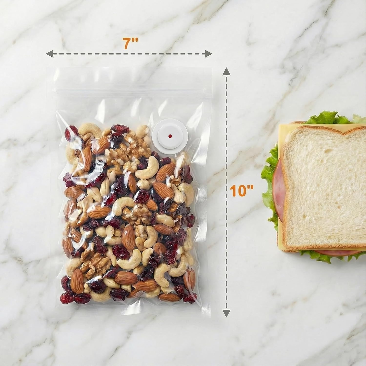 Reusable Vacuum Sealer Bags, 2 - Food Storage Reusable Bags のレビューと価格