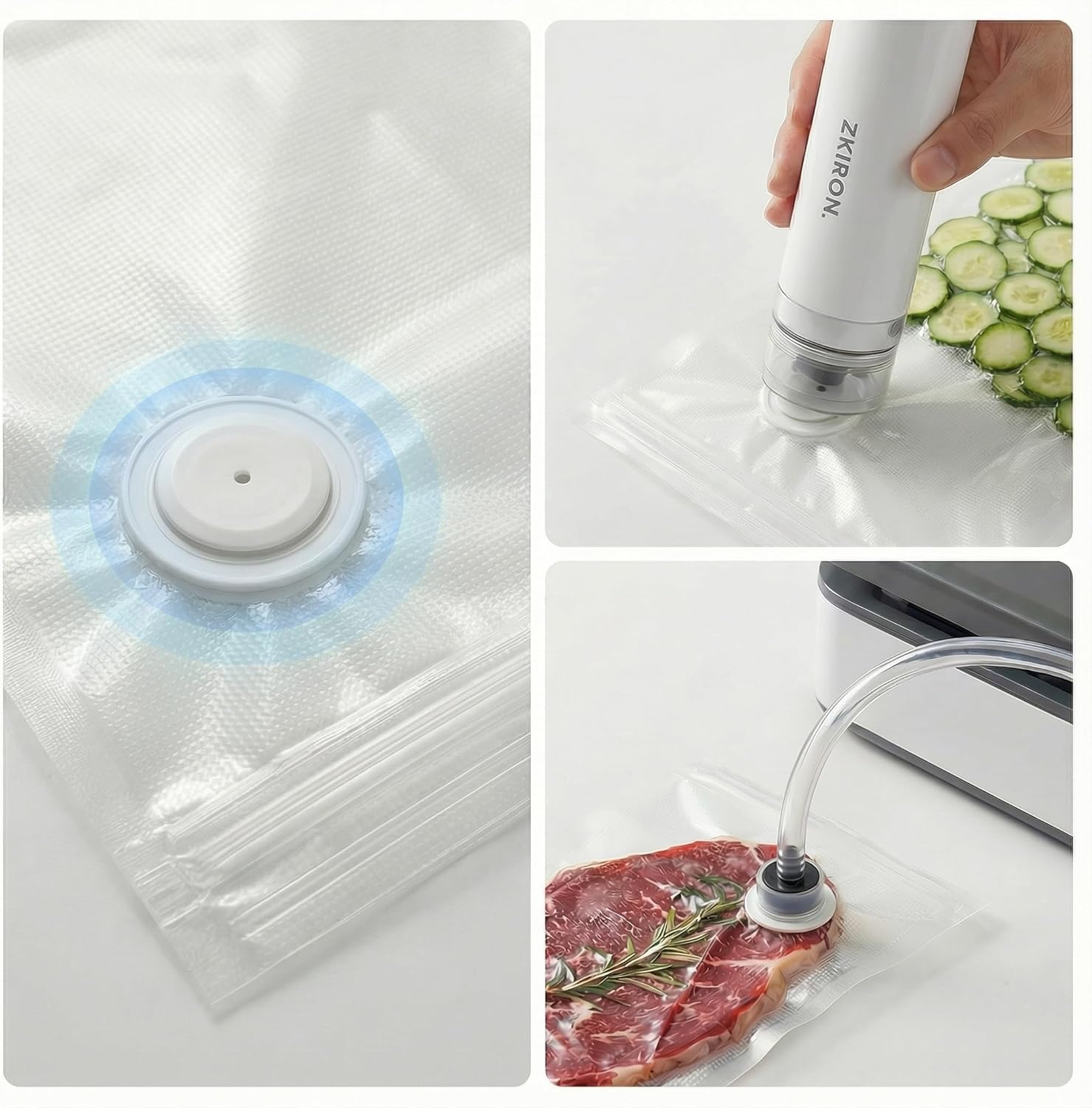 Reusable Vacuum Sealer Bags, 2 - Food Storage Reusable Bags のレビューと価格