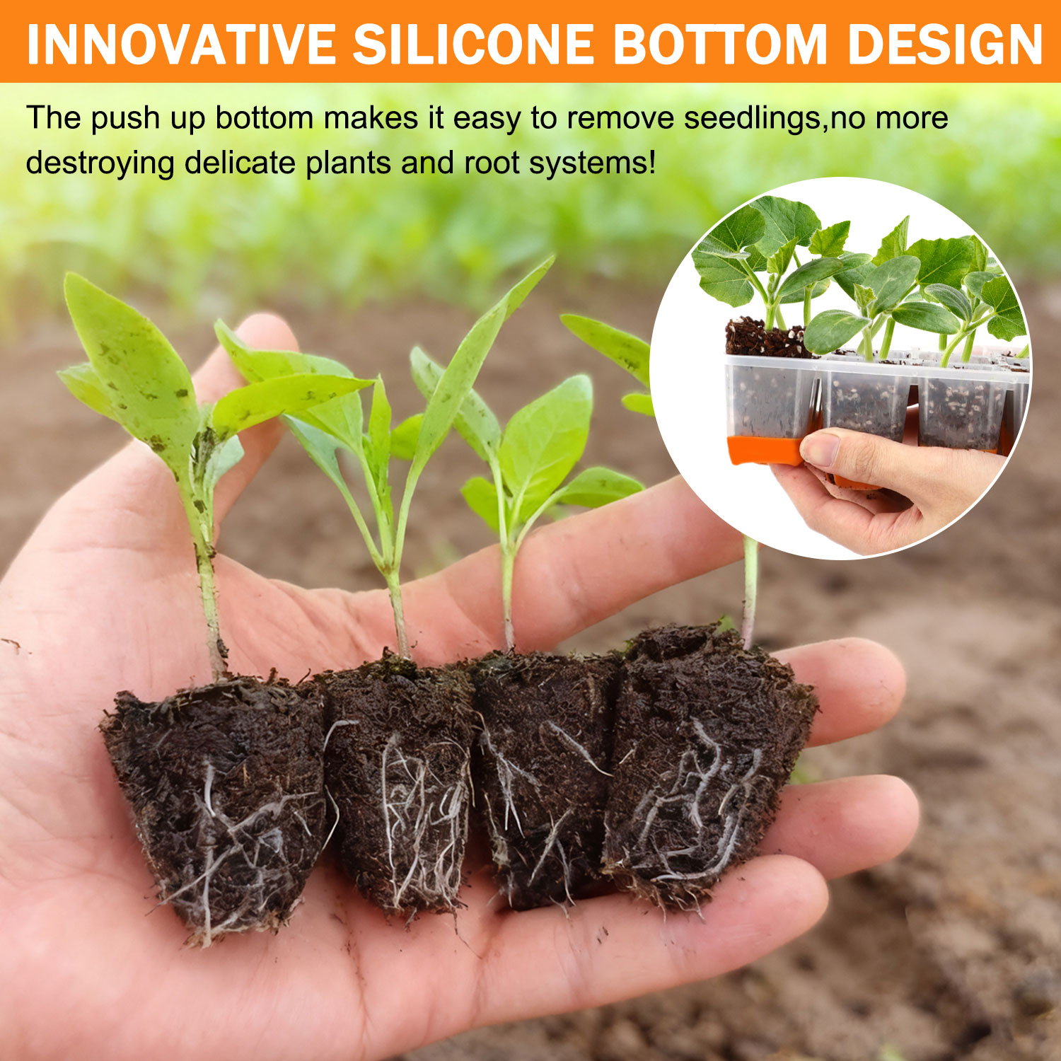 5/10 Orange Seed Starter Tray  - Food Storage Plants のレビューと価格