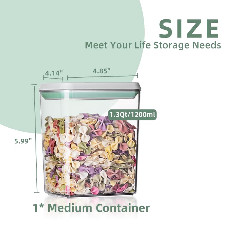 Ankou 3Pcs 1.2L Pop Airtight F - Food Storage For Pantry のレビューと価格