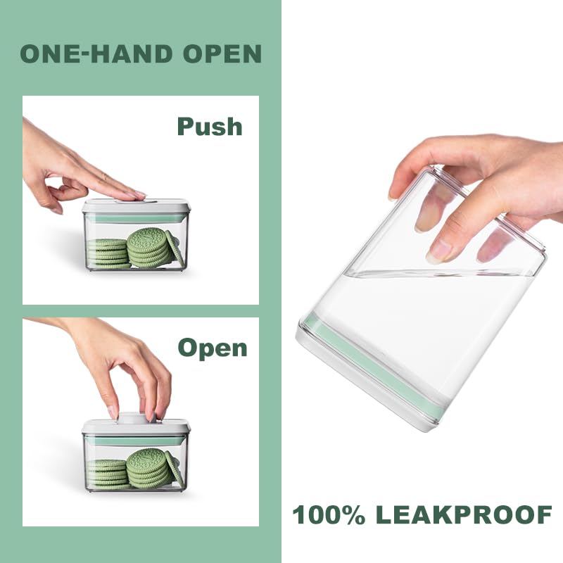 Ankou 3Pcs 1.2L Pop Airtight F - Food Storage For Pantry のレビューと価格