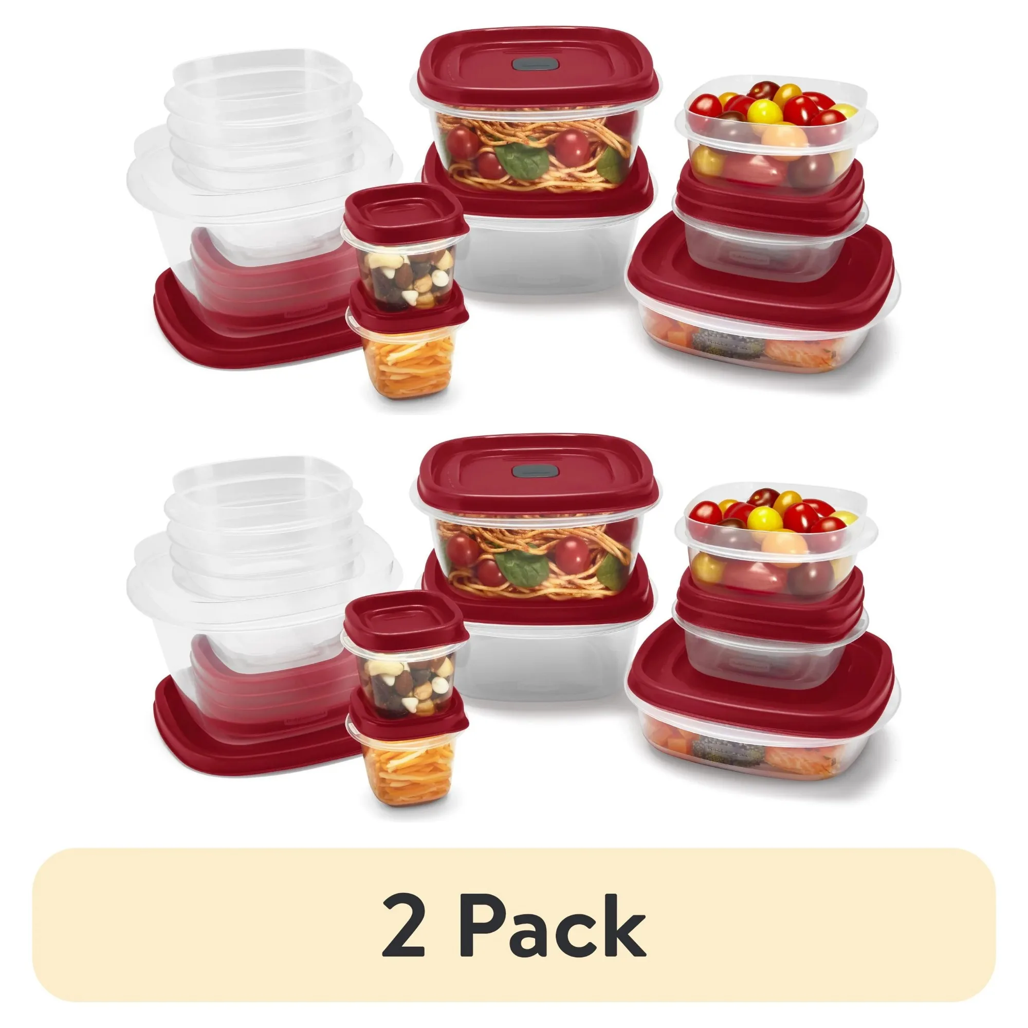 (2 pack)  24 Piece Food Storag - Food Storage Variety Pack のレビューと価格