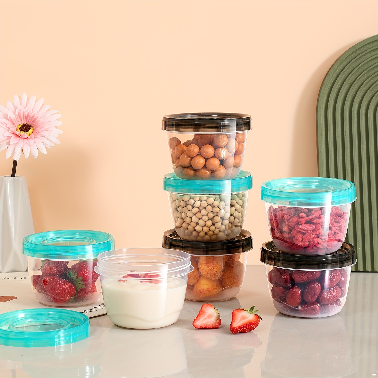 2 Transparent Sealed Food Stor - Food Storage For Room のレビューと価格