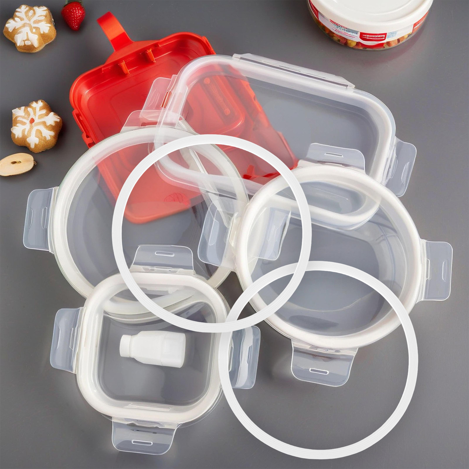 Silicone Sealing Ring for Lunc - Food Storage Temperature のレビューと価格