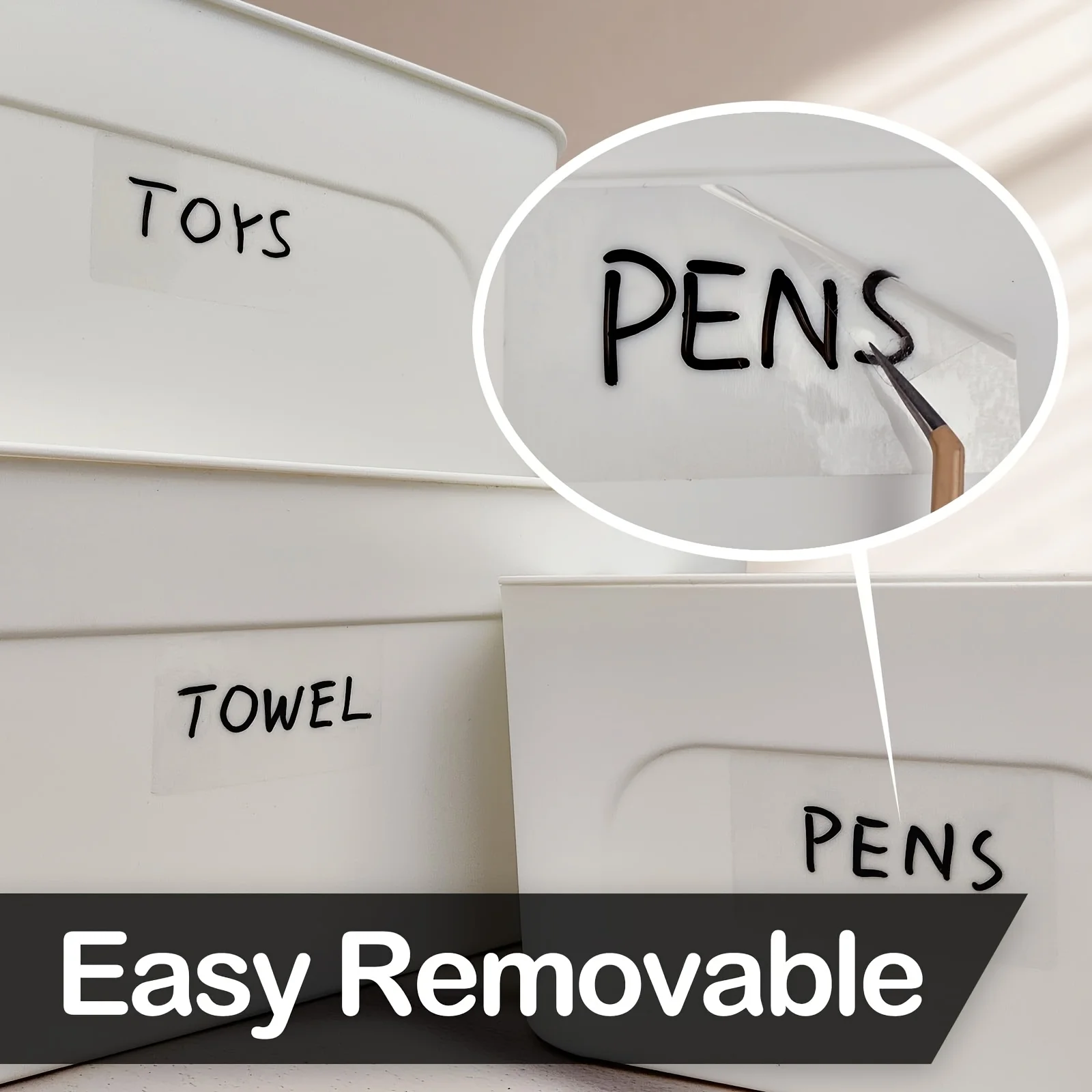 Removable waterproof label sti - Food Storage Home のレビューと価格