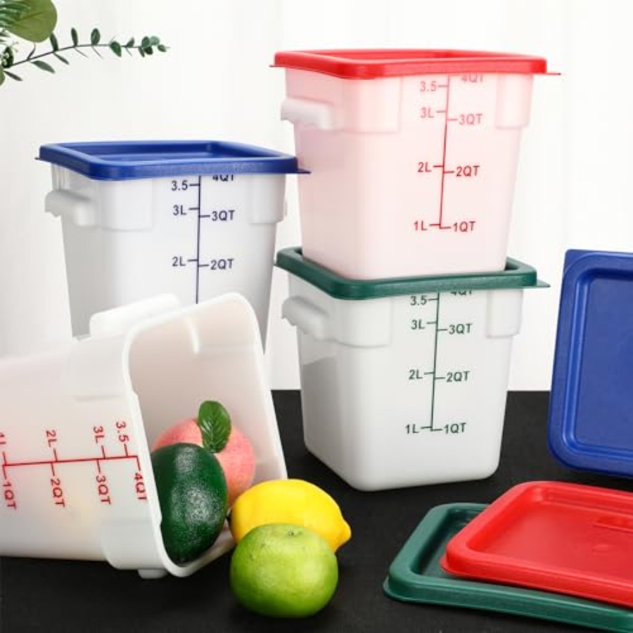 6 Pieces 4 Quart Commercial Fo - Food Storage 4 Quart のレビューと価格
