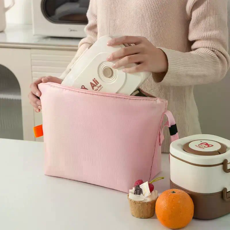 NEW!Insulated Lunch Bag Solid  - Food Storage Aluminum のレビューと価格