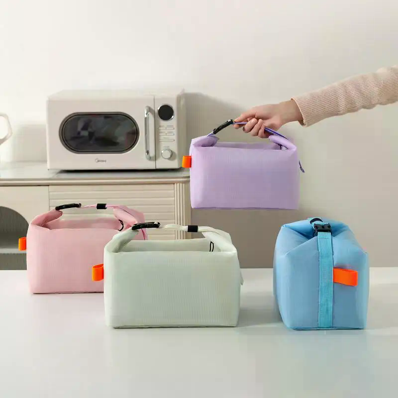 NEW!Insulated Lunch Bag Solid  - Food Storage Aluminum のレビューと価格