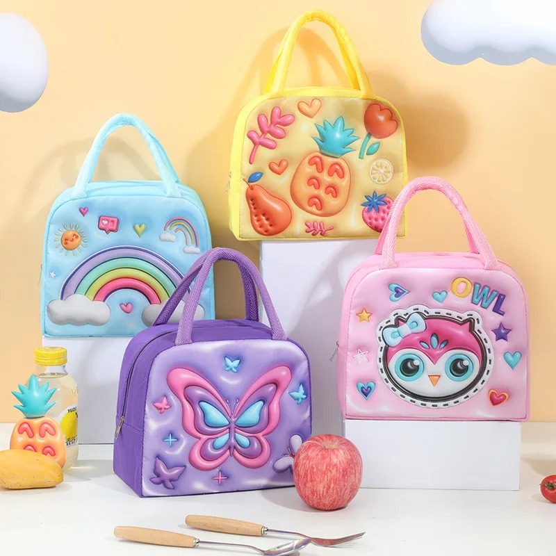 Children's Lunch Box Bag 3D Ca - Food Storage Aluminum のレビューと価格
