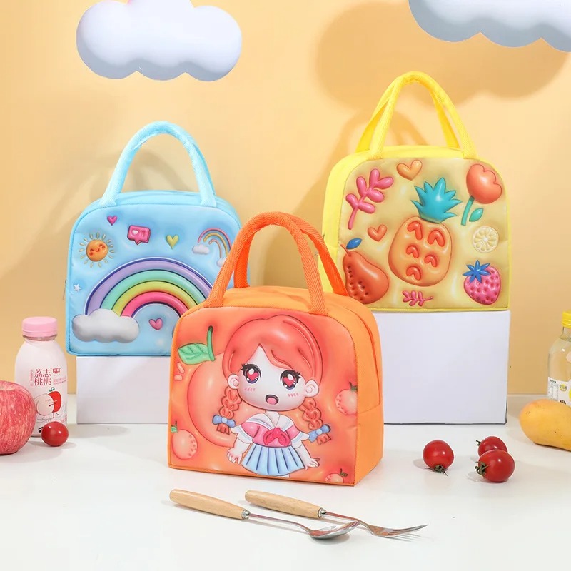 Children's Lunch Box Bag 3D Ca - Food Storage Aluminum のレビューと価格