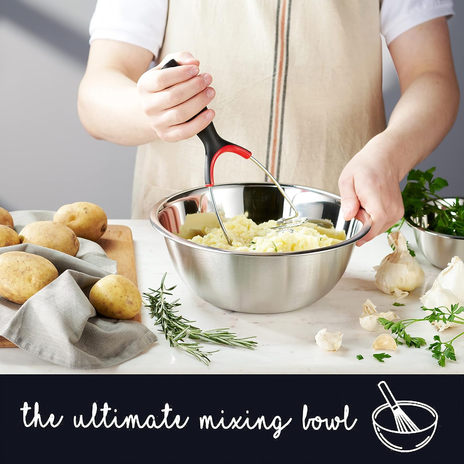 10-Piece Stainless Steel Mixin - Storage Food Prep のレビューと価格