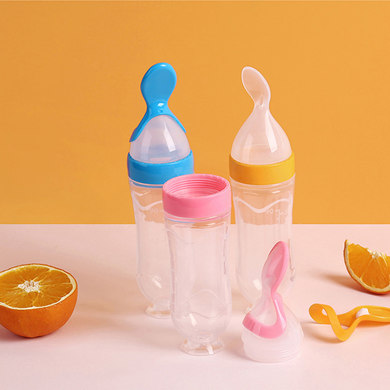 Squeezing Feeding Bottle Silic - Food Storage Drums のレビューと価格