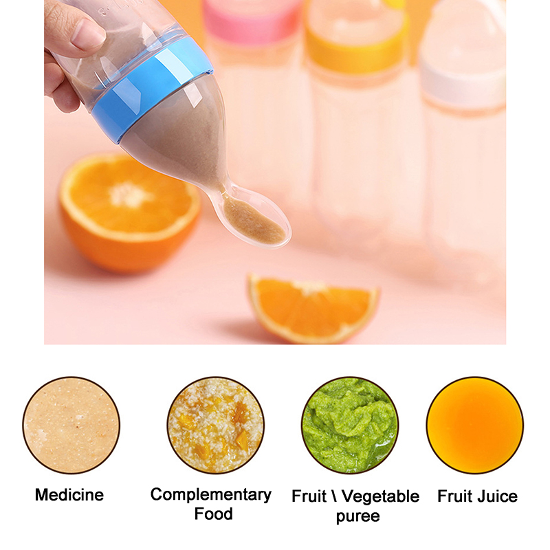 Squeezing Feeding Bottle Silic - Food Storage Drums のレビューと価格
