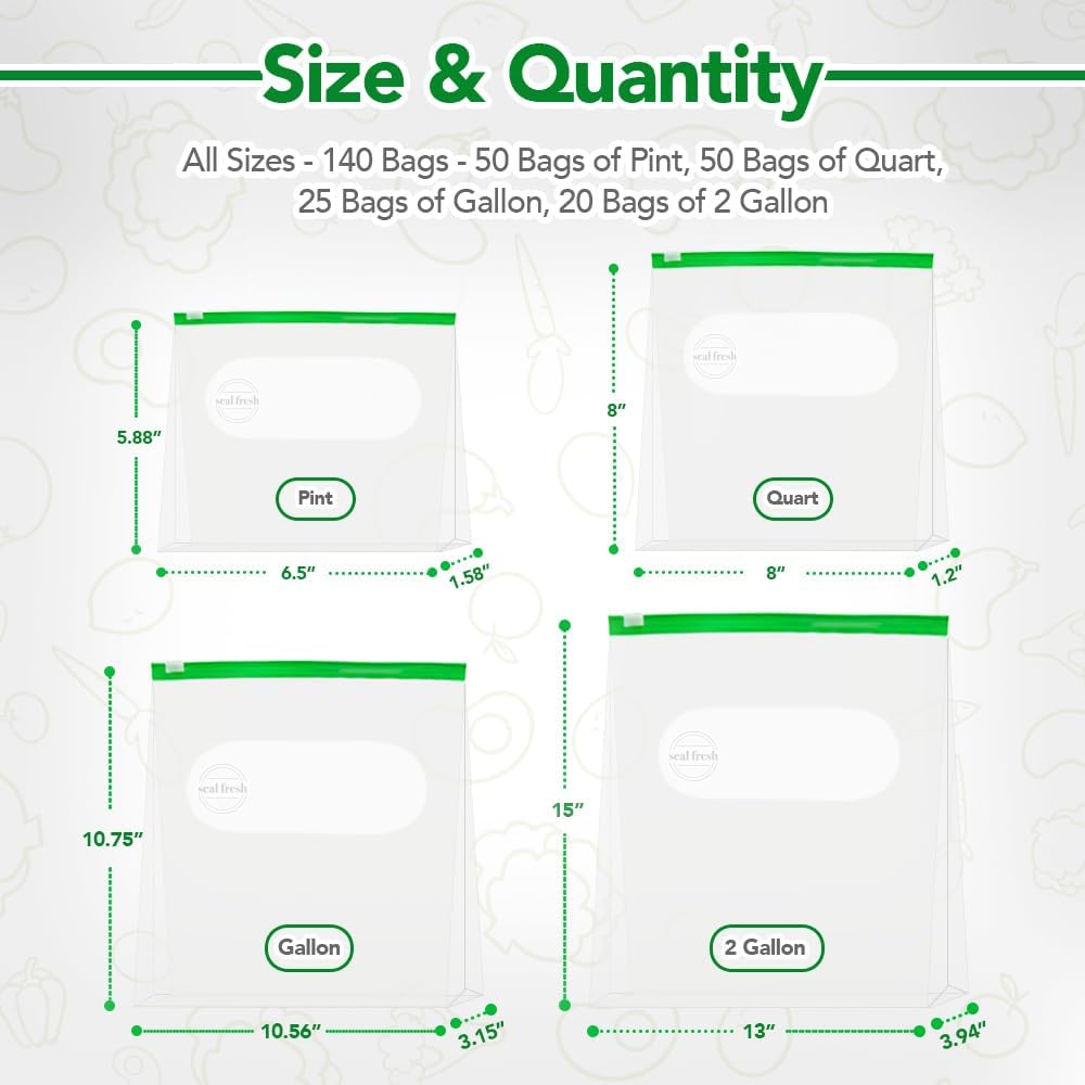 Variety Pack Slider Bags 145 C - Food Storage Variety Pack のレビューと価格